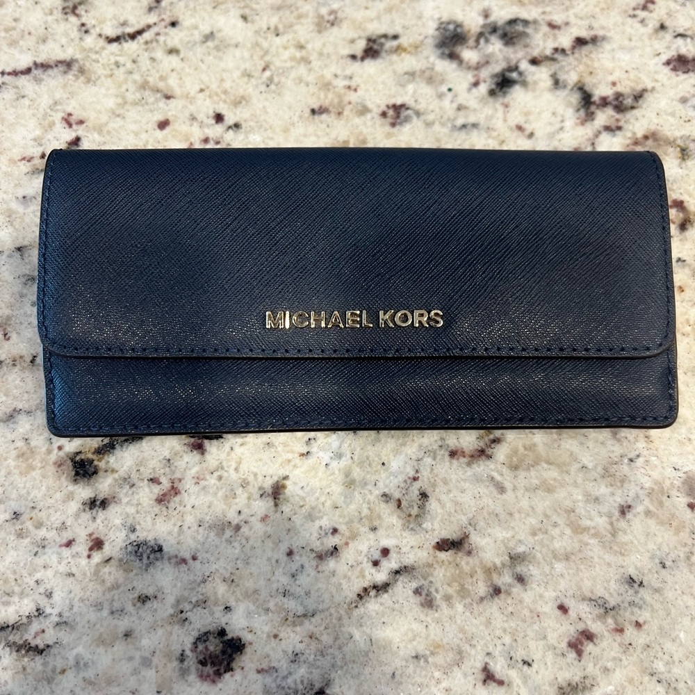 Michael Kors Navy Wallet